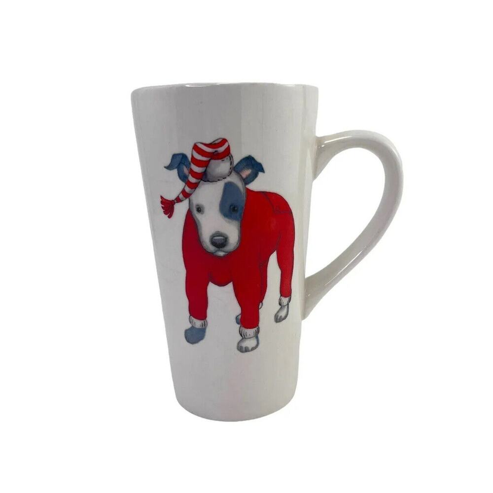 Department 56 Bulldog Dog Cup Mug Fetch The Spirit Sherri Buck Baldwin 2015